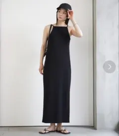 【select moca】ブラック　キャミワンピース Mサイズ