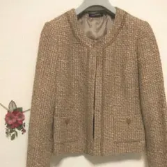 NEWYORKER　ジャケット　ツイード　茶色　ブラウン