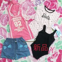 140cm新品未使用スクール水着と中古服まとめ売り⑤