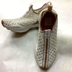 LANVIN 24.5cm オンブルー メッシュ スリッポン スニーカー 白