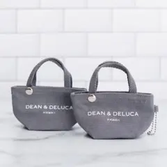 DEAN & DELUCA グレー ミニトートバッグ