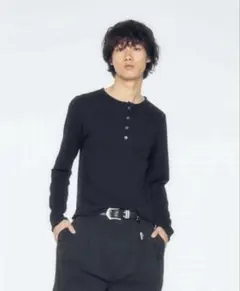 CS】cut off henley neck tee Chikashitsu＋ - メルカリ