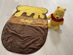 【発送土日のみ】くまのプーさん リュック ぬいぐるみ ブランケット