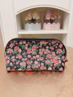 COACH 花柄ポーチ