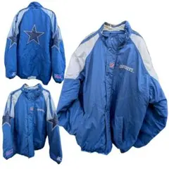 NFL COWBOYS カウボーイズ 中綿 ナイロンジャケット ブルゾン NFL ダラス・カウボーイズ 中綿ナイロンジャケット | CUSTOM FEVER