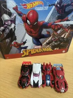 ホットウィールズ　スパイダーマン ミニカーセット　新品(若干の傷あり)