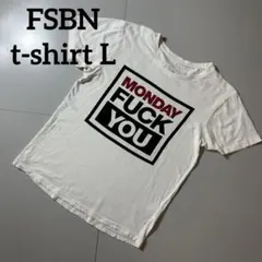 【デザイン秀逸】FSBN Tシャツ ホワイト Lのサムネイル