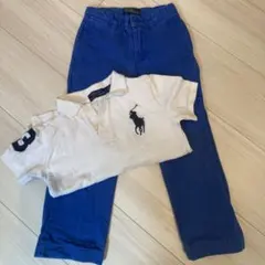 Polo Ralph Laurenセット　ポロシャツ パンツ　サイズ4 キッズ