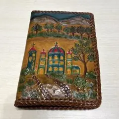 ハンドメイド　保険証ケース　お薬手帳ケース　本革