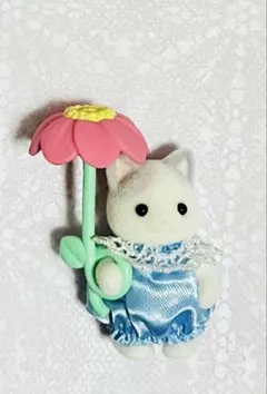 【即日発送】赤ちゃんお花畑のおともだちシリーズ ②ピーノ （ラテネコの赤ちゃん）