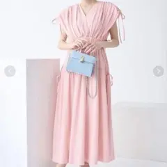 セルフォード カシュクールリボンノースリーブワンピース - メルカリ