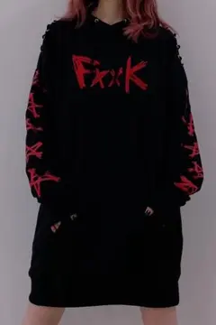NieR clothing FxxK ロゴ パーカー