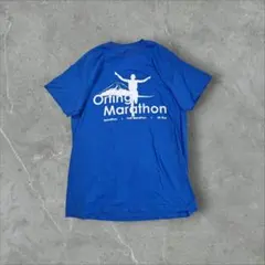 GILDAN 　マラソン　イベント　Tシャツ　ブルー　Mサイズ