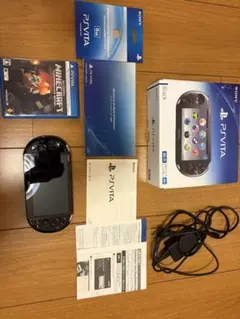 PS Vita PCH-2000 ブラック ジャンク品 マイクラ付き 付属品あり