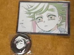 鬼滅の刃　童磨　幼少期　缶バッジ　ポストカード