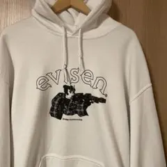 evisen Skateboards エビセンスケートボード　パーカーLサイズ白のサムネイル