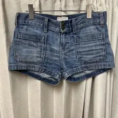 CURRENT/ELLIOTT デニム ショートパンツ 古着 y2kのサムネイル