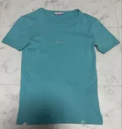 max&co ミントグリーン ティファニーブルー ストーン Tシャツ S 訳ありのサムネイル