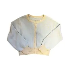 GU ニットカーディガンS　トップス　ベージュ　水色