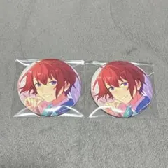 あんスタ 朱桜司 フィーチャー2スカウト缶バッジ Casual Side 2点