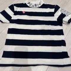 パーリーゲイツ モックネック ボーダー ハイネック ストレッチ　サイズ4