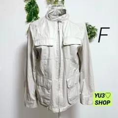 ジャーナルスタンダード・F ベージュ 軽量ジャケット スタンドカラー