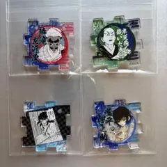 鬼滅の刃　原画展　つながるアクリルパズル　4点おまとめ　嘴平伊之助　鱗滝左近次