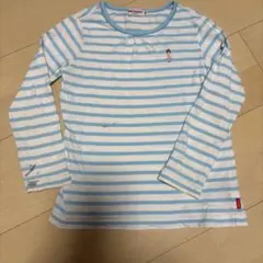 ミキハウス 長袖カットソー ボーダー 110