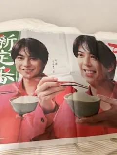 サトウのごはん　日本経済新聞広告　佐藤勝利