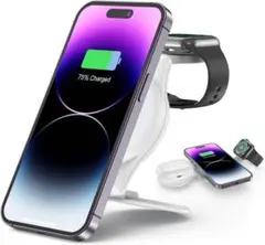 【2024最新型】magsafe充電器 3in1マグセーフ充電器折畳みスタンド✨