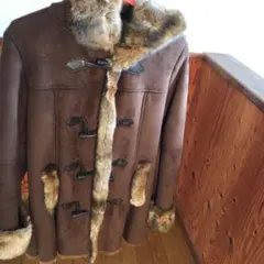 フェイクファーのダッフルコートのサムネイル