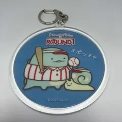 すみっコぐらし とかげ ラウンドワン アクリル キーホルダー アクキー