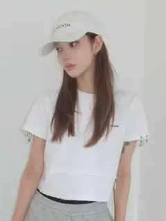 JOSE MOON LOGO CHARM T SHIRTS/ロゴチャームTシャツ