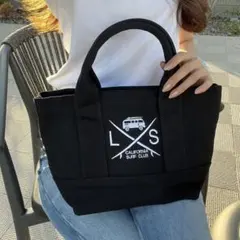 再入荷★正規品★LUSSO SURF キャンバス　ミニトートバッグ　ブラックのサムネイル