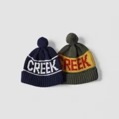 Creek ニット帽 ビーニー ネイビー