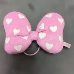 東京ディズニーリゾート ミニー　ハート柄　ヘアアクセサリー　ヘアゴム