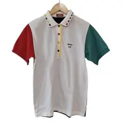【希少/レトロ】エレッセ ゴルフ クレイジーカラー ポロシャツ L 90sのサムネイル