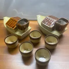船型徳利2客•お猪口5客セット
