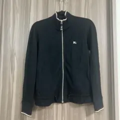 バーバリーブルーレーベル　ブラック ジップアップジャケット　38