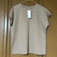 新品未使用　UNIQLO スムースコットンフレンチスリーブT