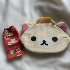 コリラックマ　伊藤園　保冷バッグ ペットボトルカバー　ノベルティセット