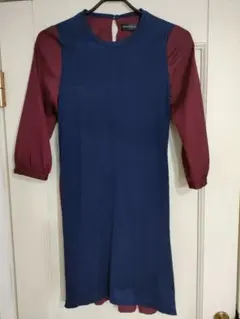 美品✦UNITEDARROWS　ユナイテッドアローズ　デザインワンピースFREE