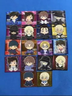 名探偵コナン アポトキシン4869グミ シール コンプリート ちぢませ隊