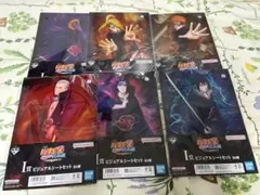 ナルト 一番くじ I賞 ビジュアルシートセット コンプ 6種類 イタチ デイダラのサムネイル