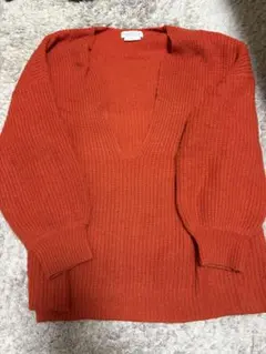 CIAOPANIC TYPY オレンジ Vネック セーター サイズONE