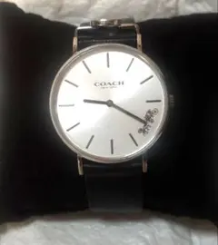 COACH 腕時計 CA124.2.14.1575 クォーツ式 シルバー 不動 - メルカリ