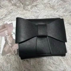 しまむら maki melume リボンミニ財布　三つ折り財布のサムネイル
