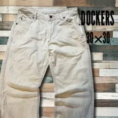 USA古着 DOCKERS コーデュロイパンツ ベージュ 30×30 美品