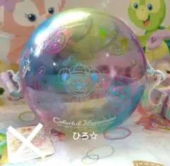 ポップコーンバケット　カラフルハピネス　ダッフィー＆フレンズ20周年　シャボン玉