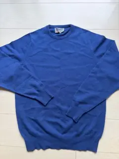 Ballantyne カシミヤ100%、ターコイズ 、紳士 Vネックセーター、L